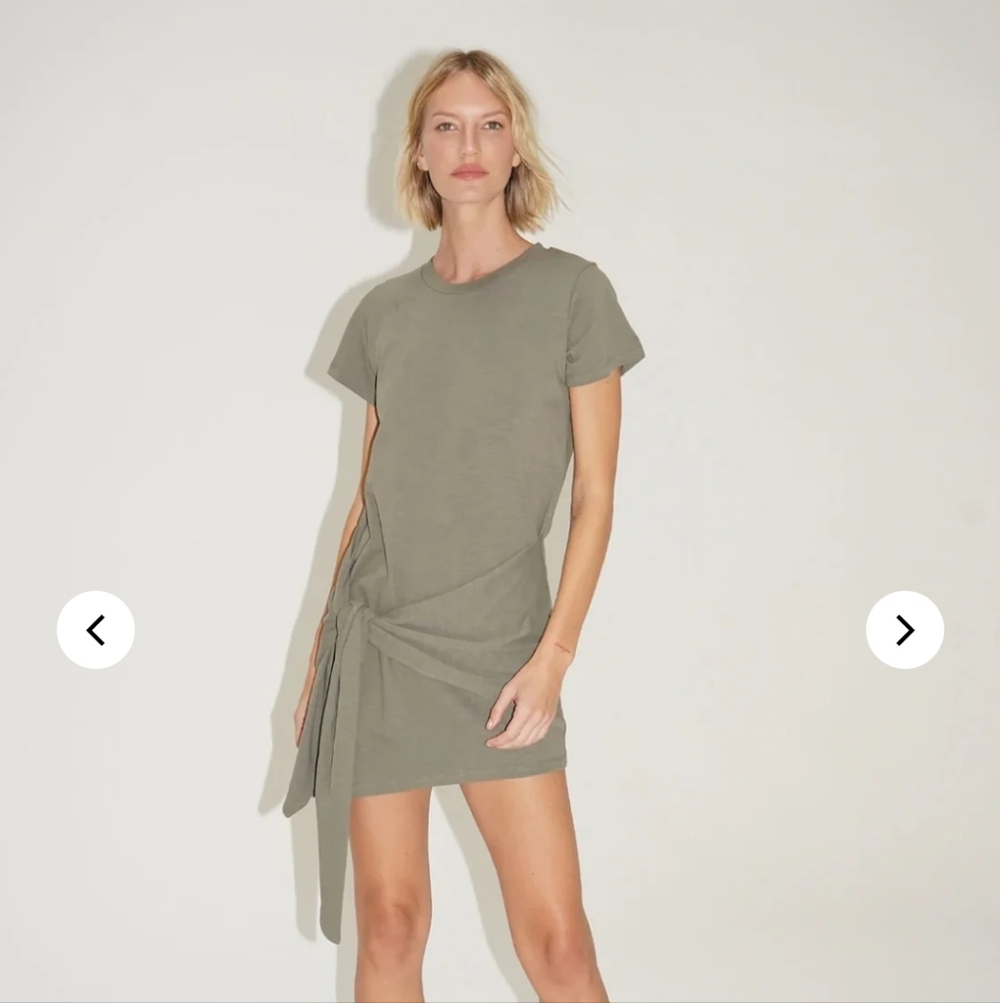Olive Green Casual Dress